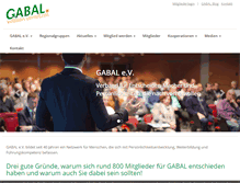 Tablet Screenshot of gabal.de